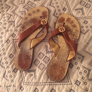 Tory Burch Leather Sandals